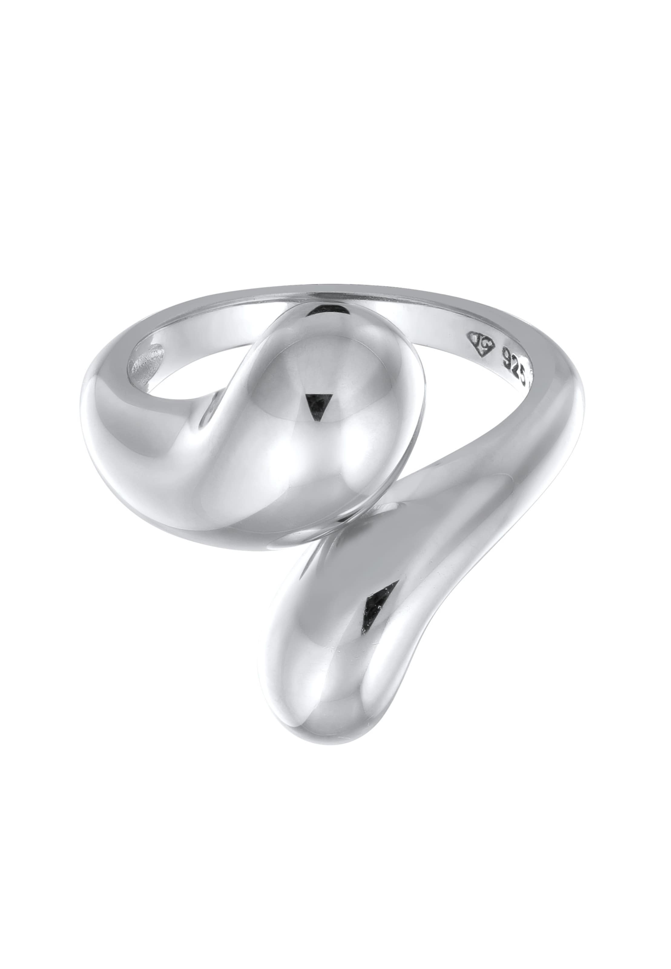 ELLI PREMIUM Ring 'Chunky' in Silber