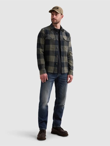 Regular fit Camicia 'Overshirt with large check pattern and chest pockets' di PME Legend in blu