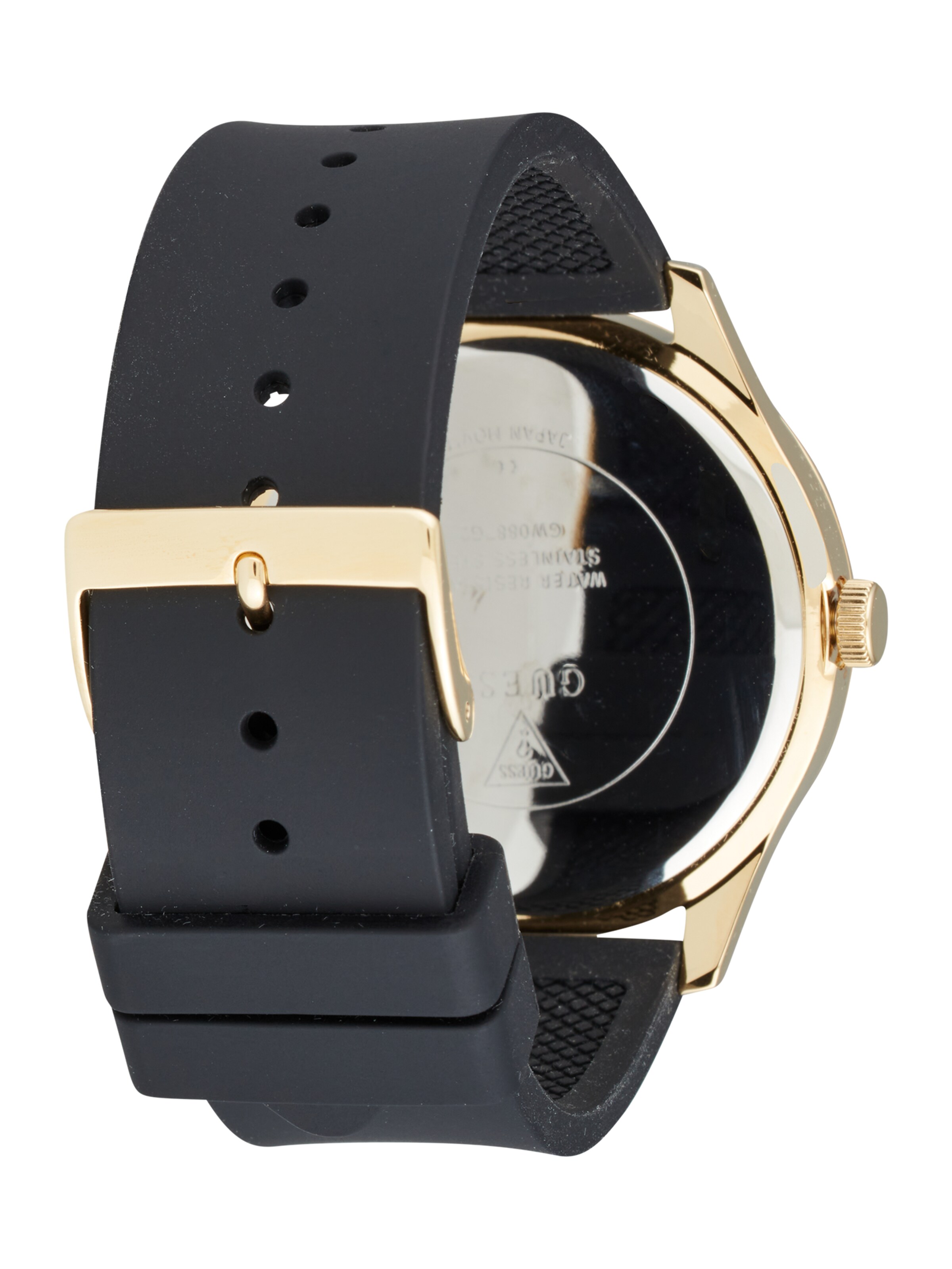 GUESS Аналоговые часы 'Reputation' в Черный