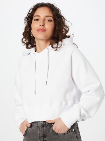 Abercrombie & Fitch Sweatshirt i hvit: forside
