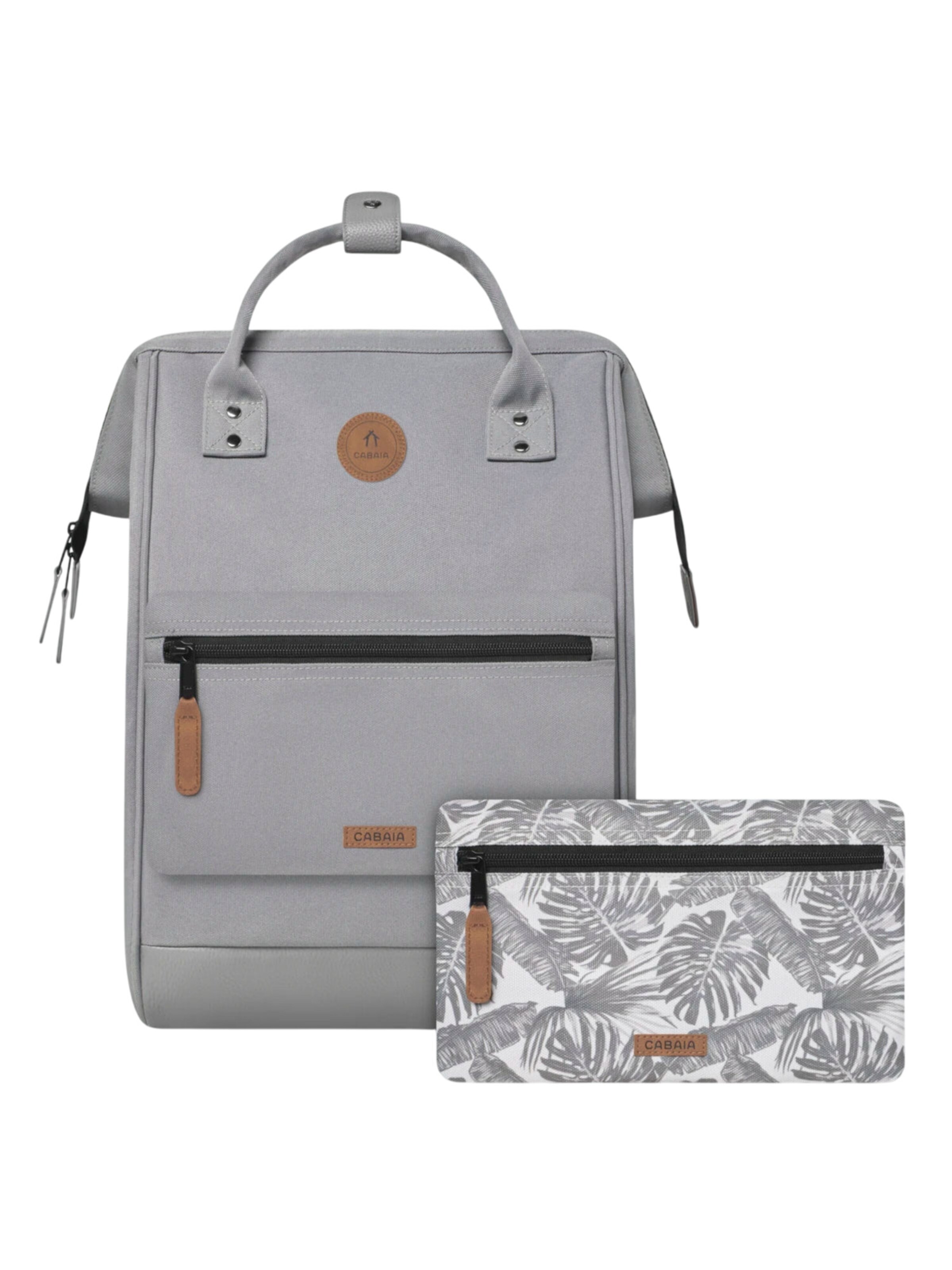 Cabaia Rucksack 'Poitiers L'‌‌‌‌‌‌‌‌‌‌ in Grau: Vorderseite