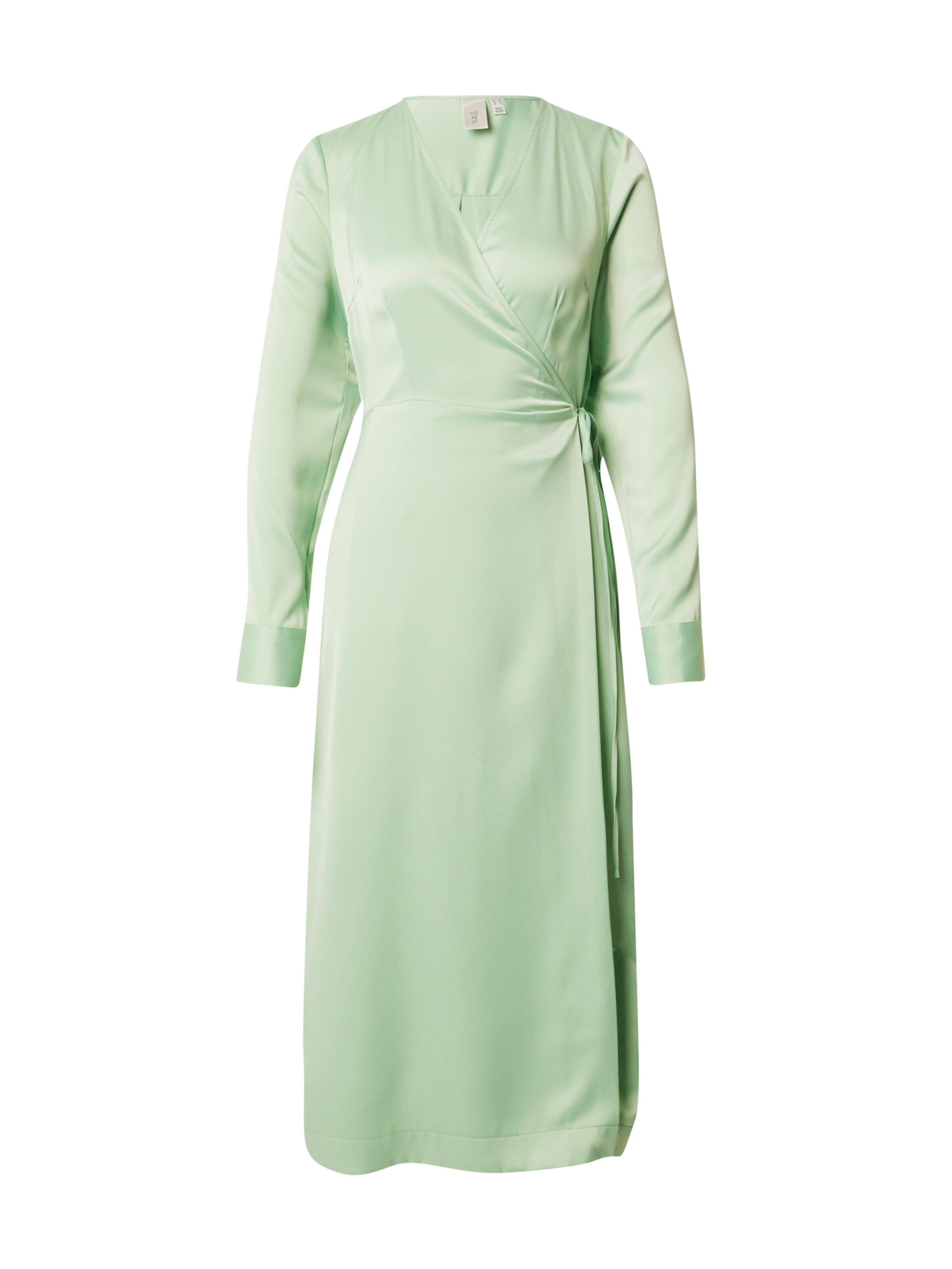 YAS Klänning 'PELLA' i grön: framsida