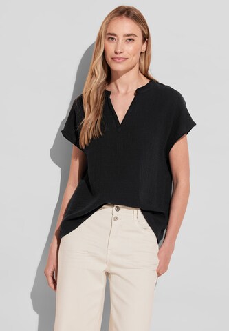 STREET ONE Bluse in Schwarz: predná strana