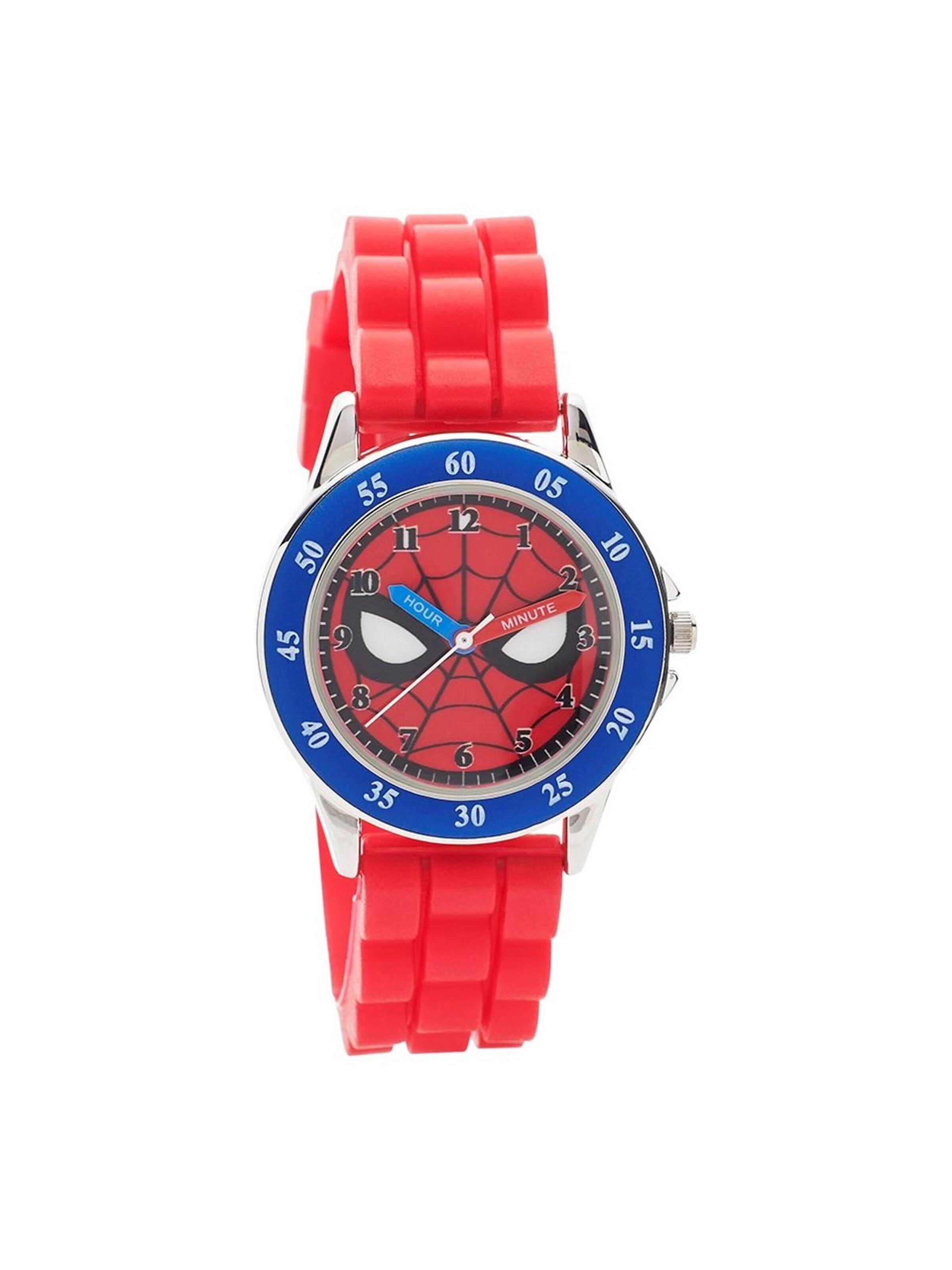 Montre 'Spiderman Time Teacher' DISNEY en rouge : devant