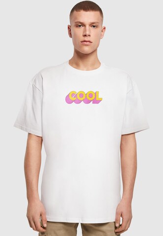 Merchcode Shirt 'Cool' in Wit: voorkant