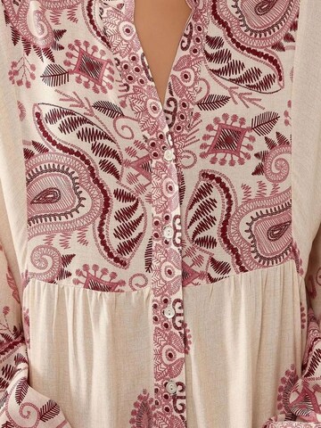 Hiccup Shirt Dress in White