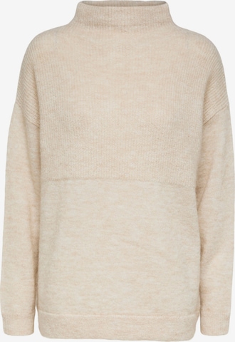 SELECTED FEMME Sweater 'Mola' in Beige: front