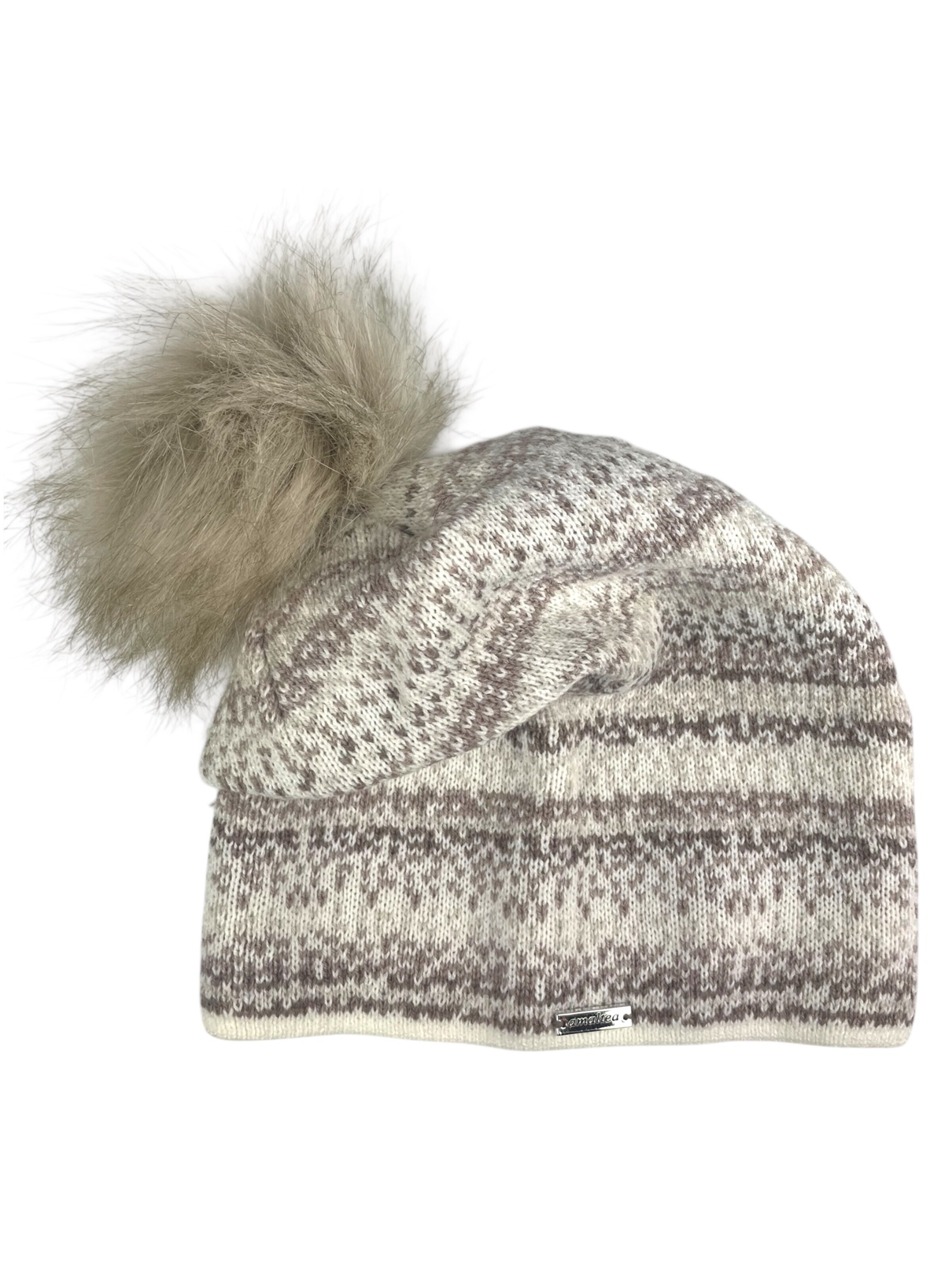 Kumixi Mössa 'Set Mütze Schal Handschuhe' i beige