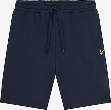 Lyle & Scott Broek in Blauw: voorkant