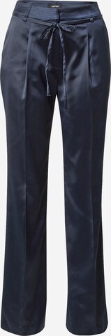 TAIFUN Flared Pleat-front trousers 'Arctic Siberia' in Blue: front