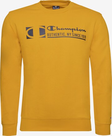 Sweat-shirt Champion Authentic Athletic Apparel en jaune : devant