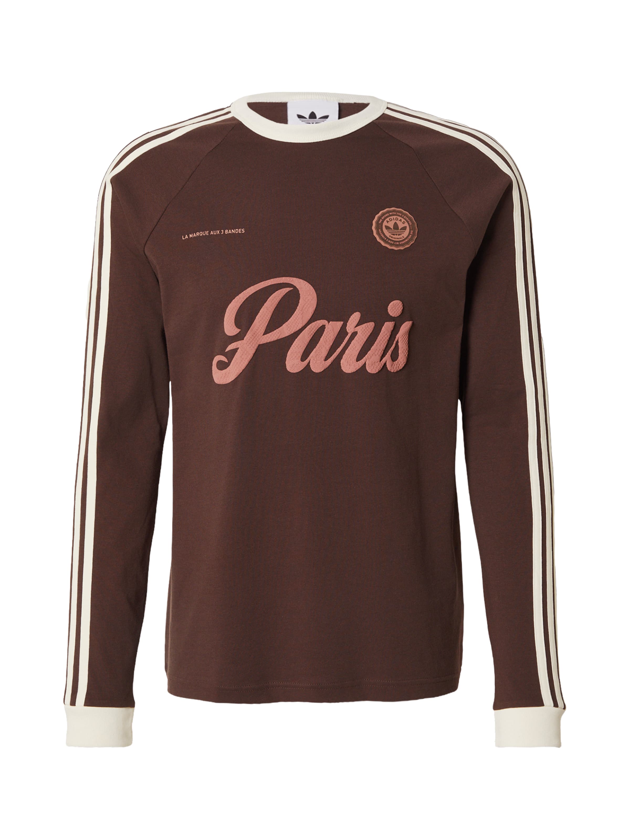 barna / lazac / fehér ADIDAS ORIGINALS Póló 'PARIS' - XS, Termék nézet