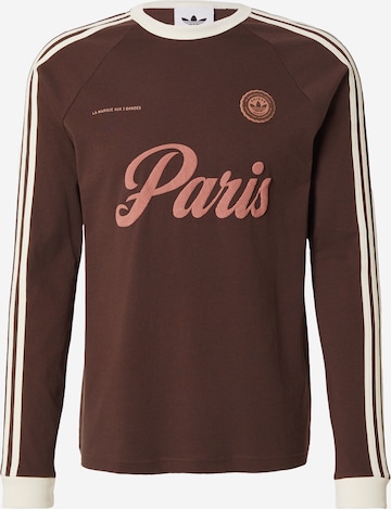 ADIDAS ORIGINALS Paita 'PARIS' värissä ruskea: etupuoli