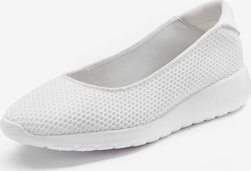 Ballerines LASCANA en blanc : devant