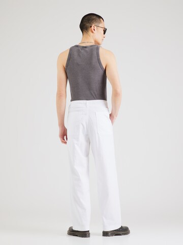 HOLLISTERLoosefit Hlače - bijela boja