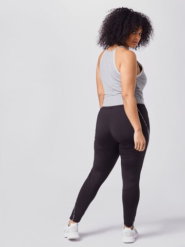 Active by Zizzi Skinny Sportbroek 'Selena' in Zwart