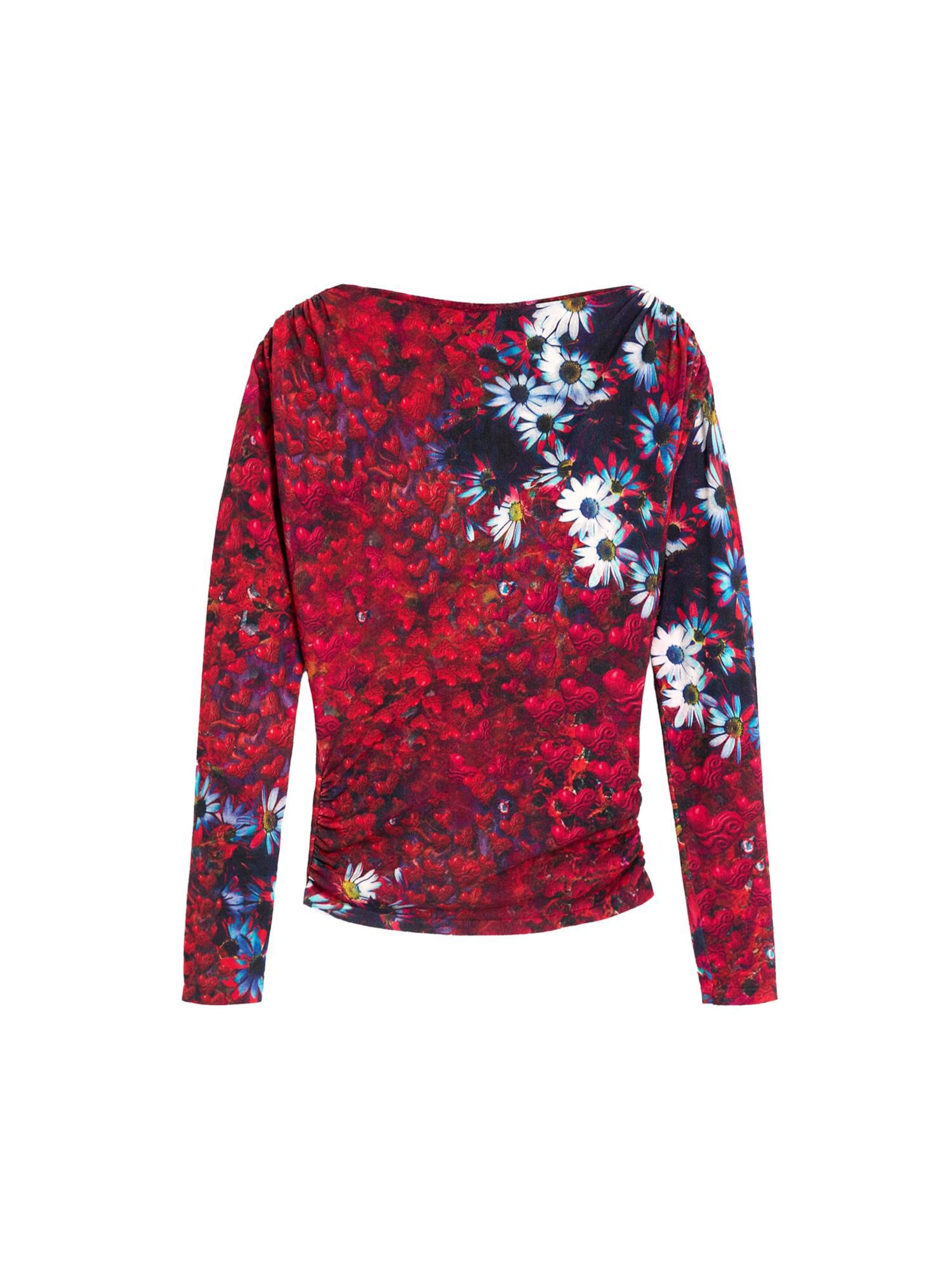 Desigual Tričko 'Daisy' – červená: přední strana