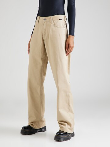 Loosefit Pantaloni 'Judee' di G-Star RAW in beige: frontale