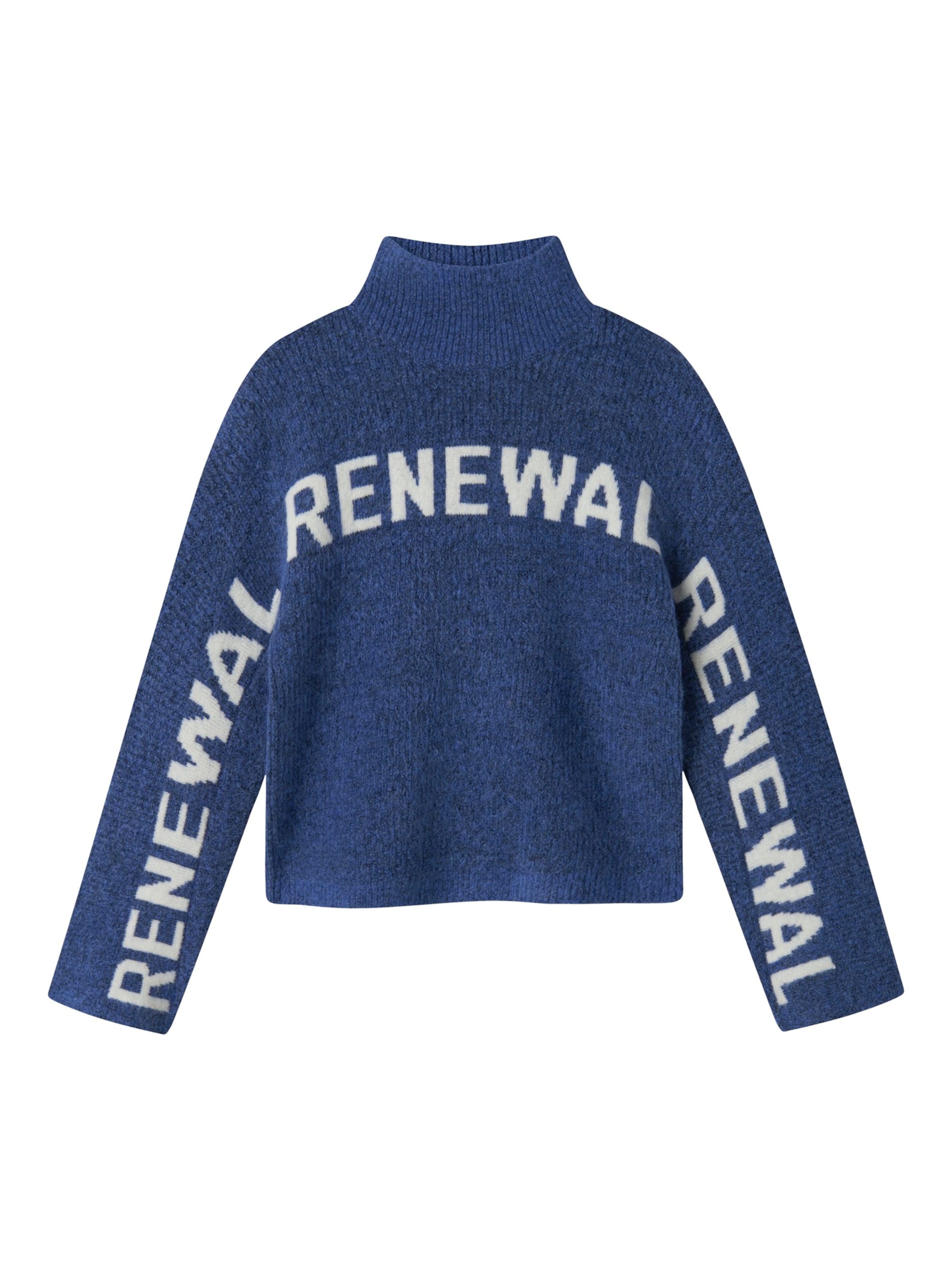 Pulover 'NKFNuva' de la NAME IT pe albastru: față