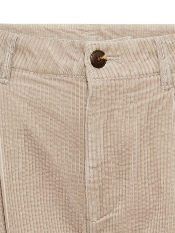 CAMEL ACTIVE Wide leg Pleat-Front Pants in Grey