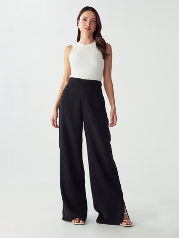 Willa Wide Leg Hose 'Asher' in Schwarz