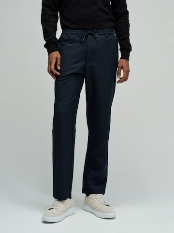 Salsa Jeans Regular Chino in Blauw: voorkant
