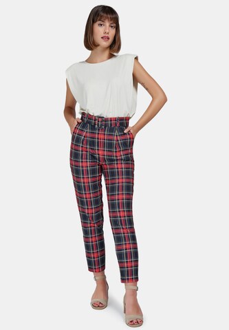 Slimfit Pantaloni con pieghe di Jimmy Sanders in colori misti