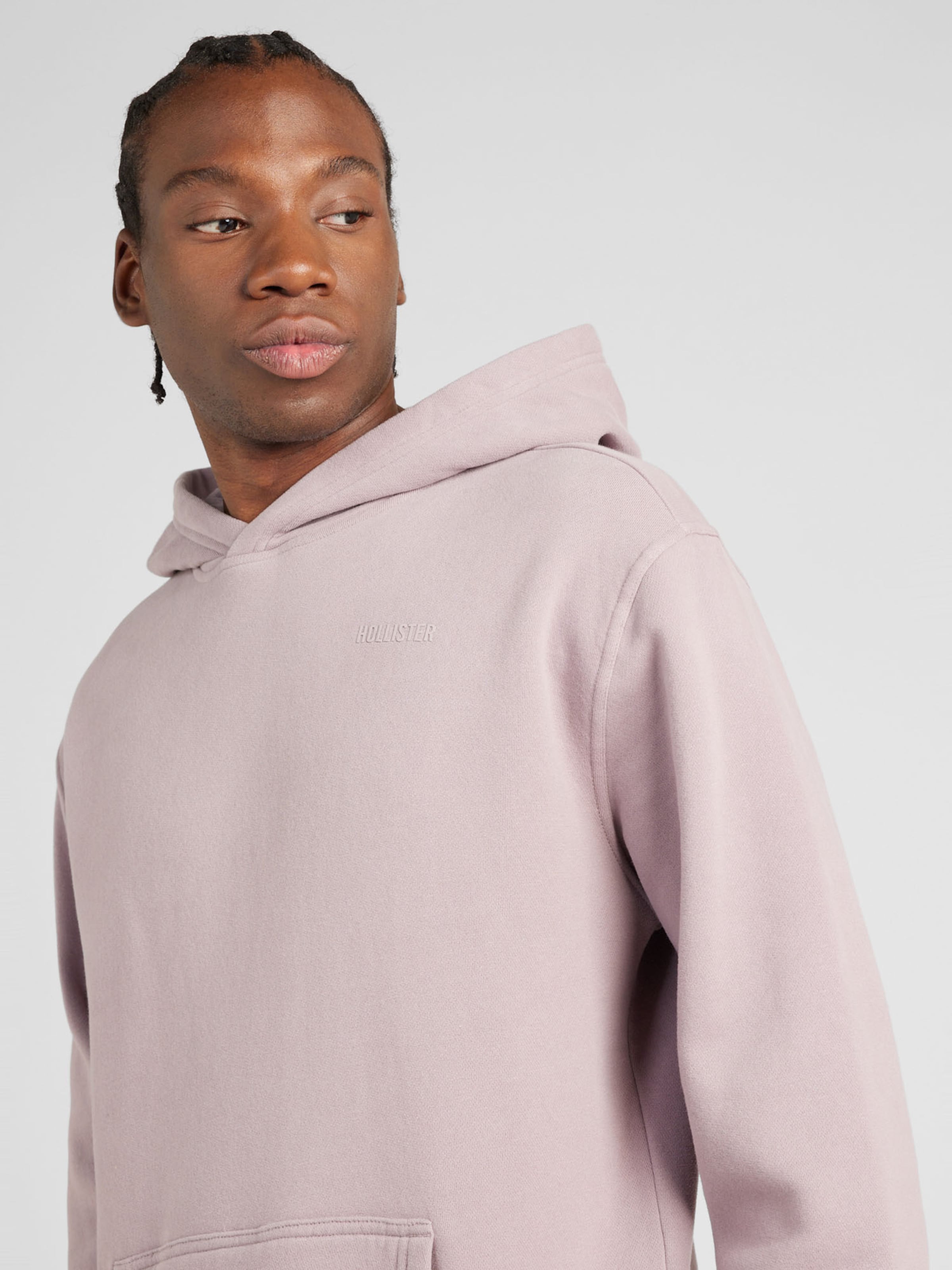 Hollister white sales and pink hoodie