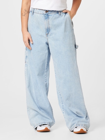 Cotton On Curve Wide leg Jeans 'CARPENTER' in Blue: front