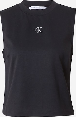 Calvin Klein Jeans Top in Black: front