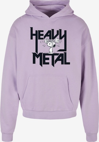 Felpa 'Heavy Metal' di Merchcode in lilla: frontale