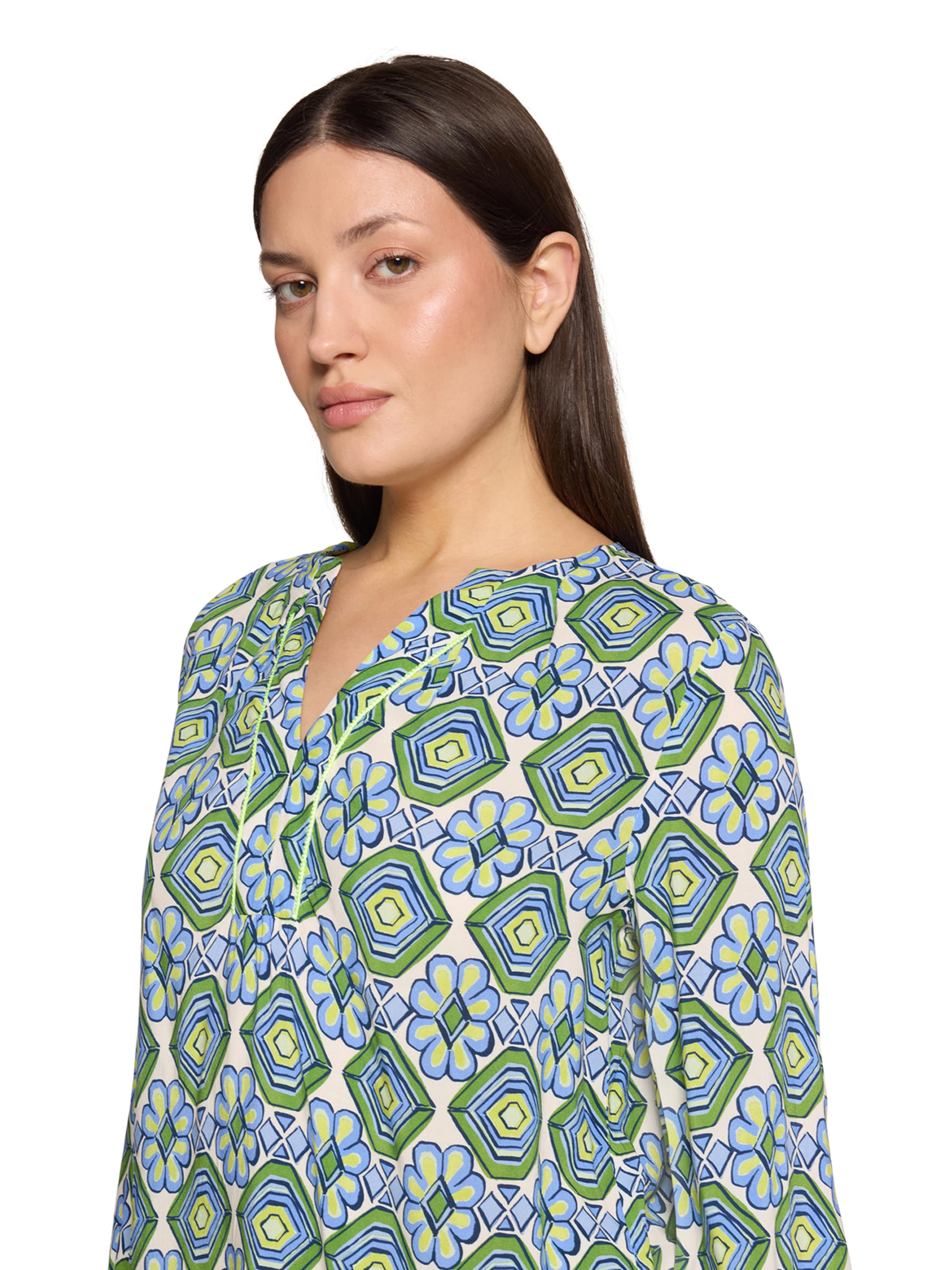 Cartoon Blouse in Groen