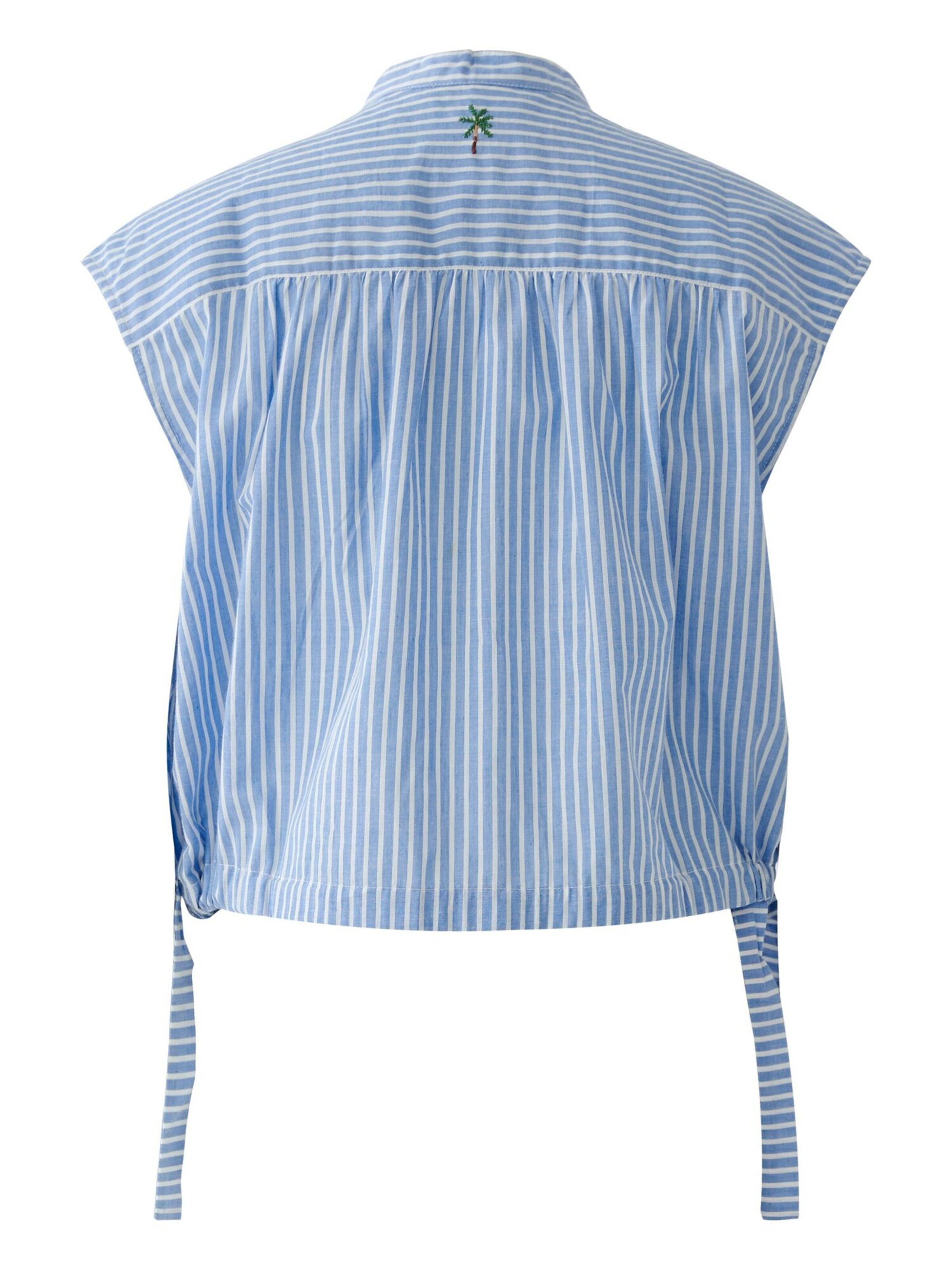 OUI Bluse in Blau