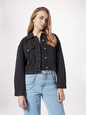 Abercrombie & Fitch Jacke in Schwarz: Vorderseite