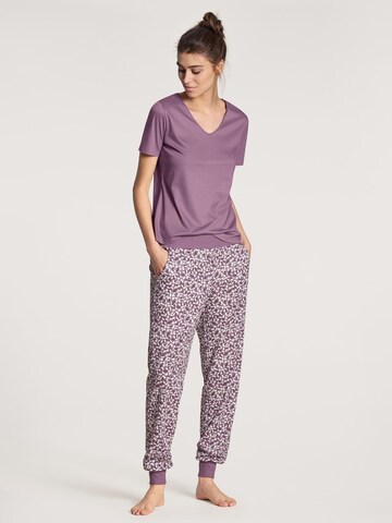 CALIDA Regularen Spodnji del pižame | vijolična barva