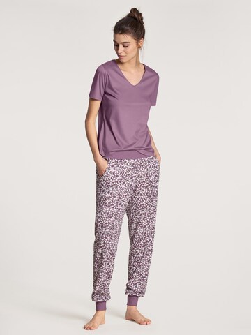 CALIDA - Regular Calças de pijama em roxo