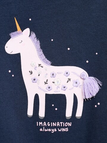 MANGO KIDS Shirt 'UNICORN' in Blauw