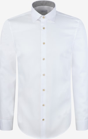 SEIDENSTICKER Businesshemd 'Schwarze Rose' in Weiß: Vorderseite