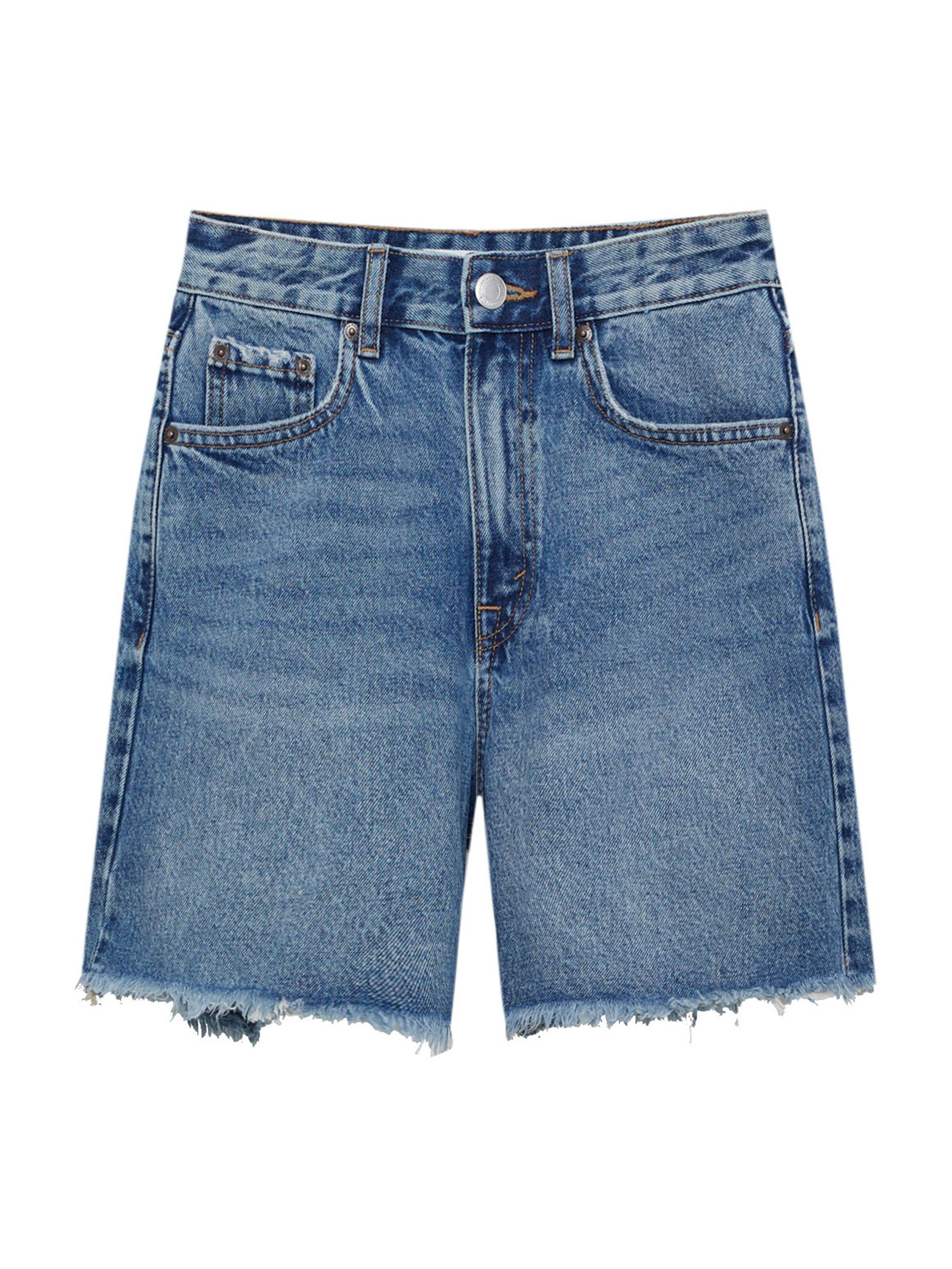 Pull&Bear Jeans in Blauw: voorkant