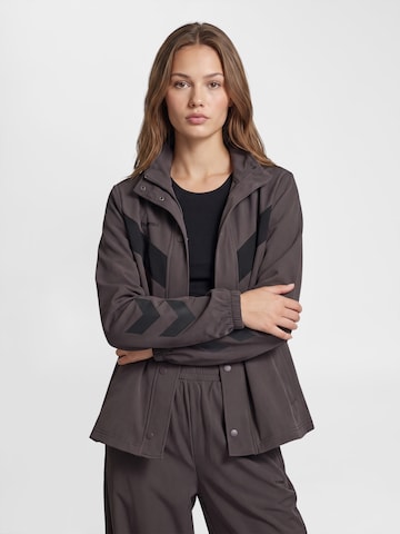 Hummel Sportsweatshirt in Grau: Vorderseite