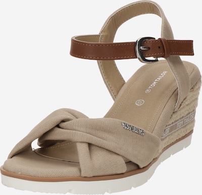 TOM TAILOR Sandale u bež / smeđa, Pregled proizvoda