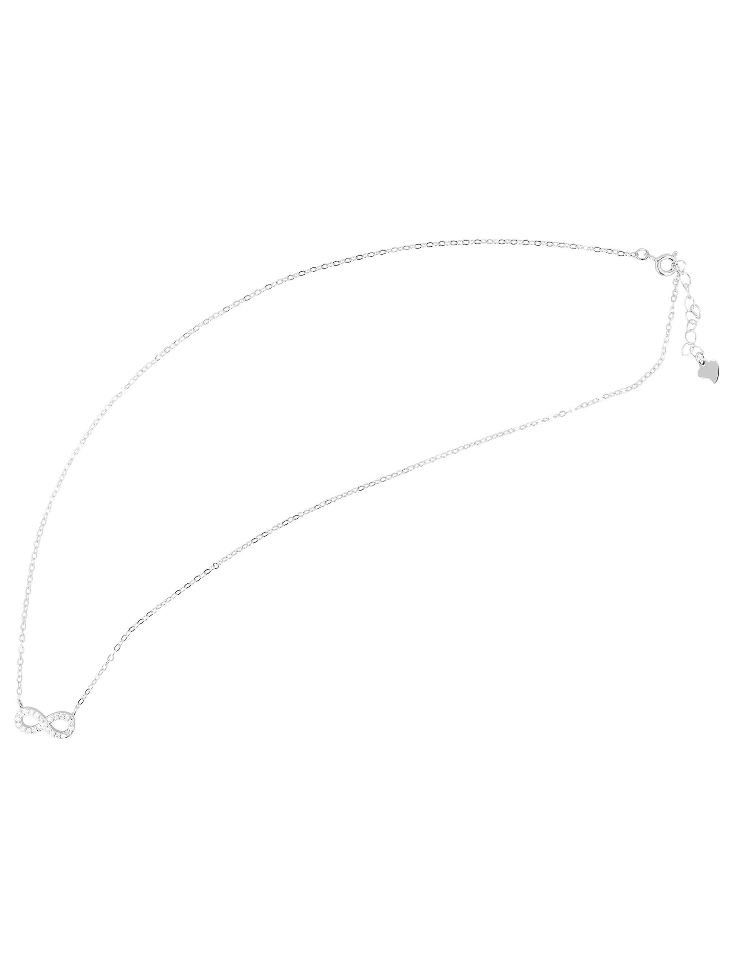 Akzent Jewelry Set '"Zlata" aus 925 Sterlingsilber, rhodiniert, langlebig' in Silver: front