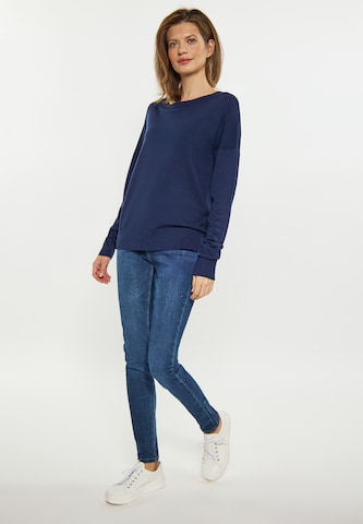 usha BLUE LABEL Pullover in Blau