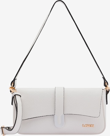 Sac bandoulière 'Osia' L.CREDI en blanc : devant