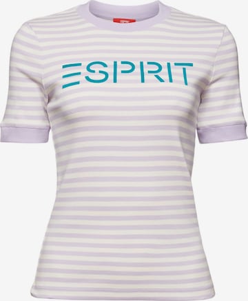 T-shirt ESPRIT en violet : devant