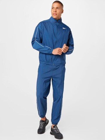 Reebok Trainingspak in Blauw: voorkant