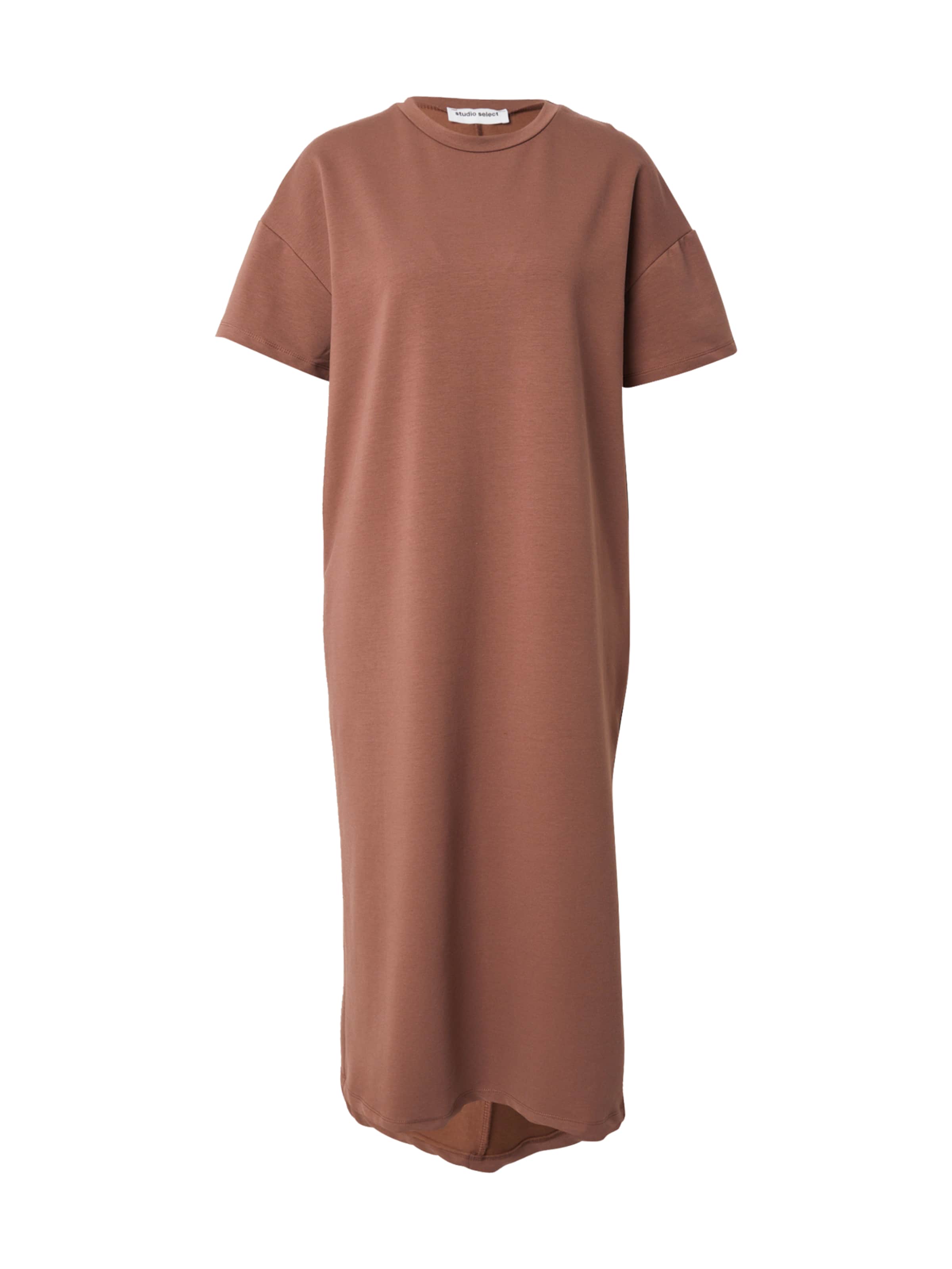 studioselect Šaty 'Naya' – hnědá: přední strana