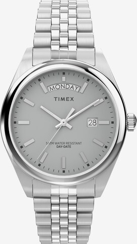 TIMEX Analogt ur 'Legacy' i sølv: forside