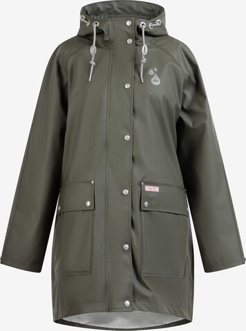 MYMO Raincoat in Green: front