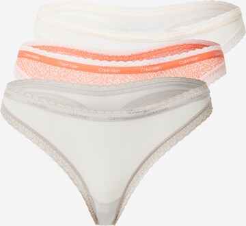 Calvin Klein UnderwearTanga gaćice - siva boja: prednji dio